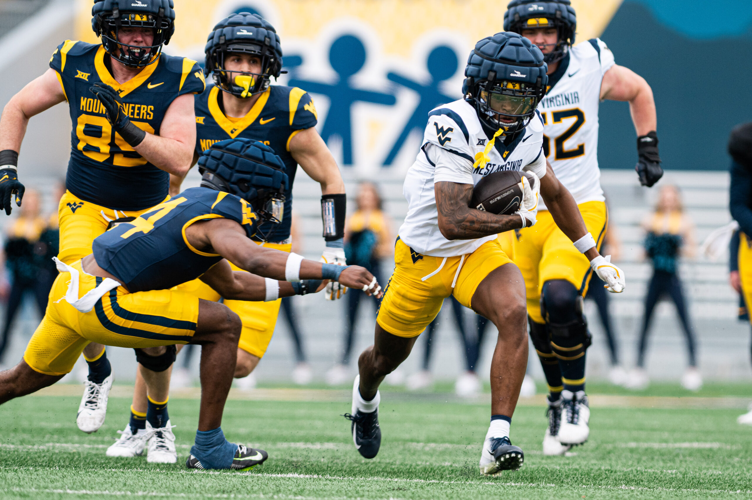 WVU built competitive WR room, led by returner Jaden Bray